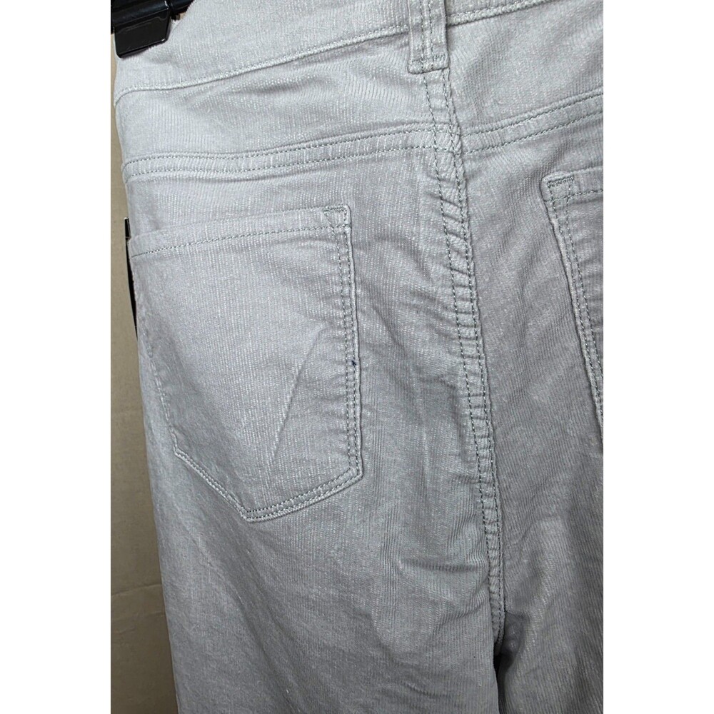 NWT Banana Republic Gray Corduroy Skinny Pants Womens 12 Mid Rise Stretch - Picture 7 of 12